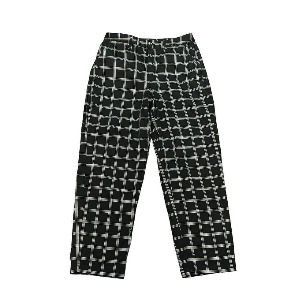 Vans Black & White Plaid Trousers